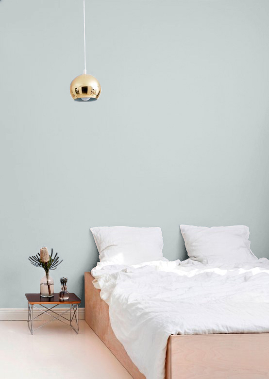 blue-grey wall