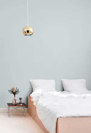 blue-grey wall