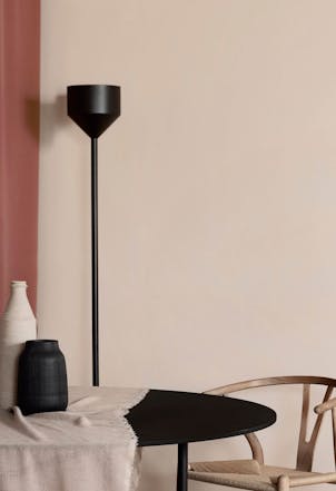 pale clay wall painted with Angora H466