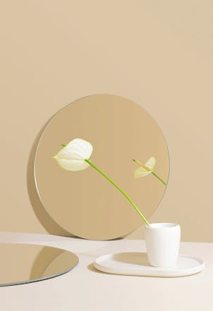 light yellowish-taupe wall