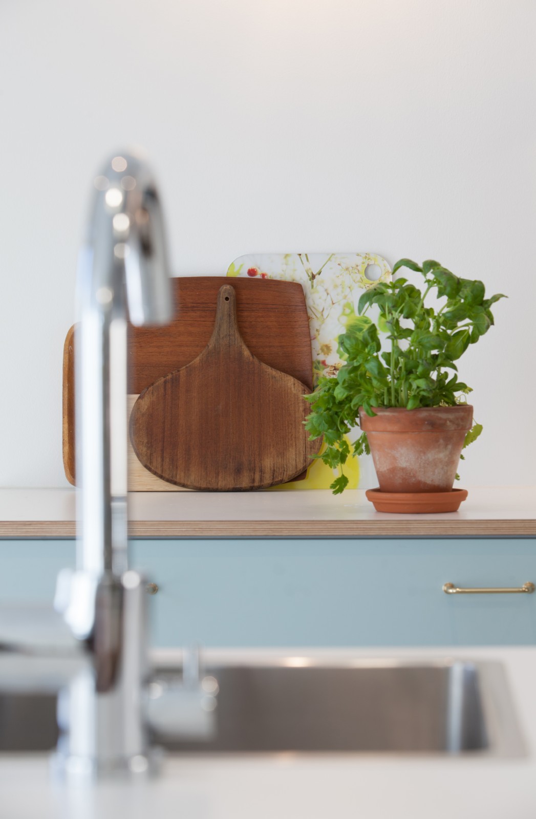 Kitchen Refresh Tikkurila Paper White paint right image