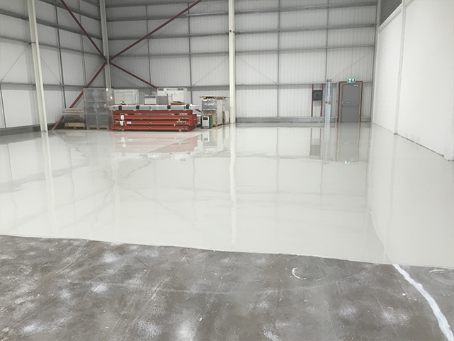 The floor in St Helens from antother angle