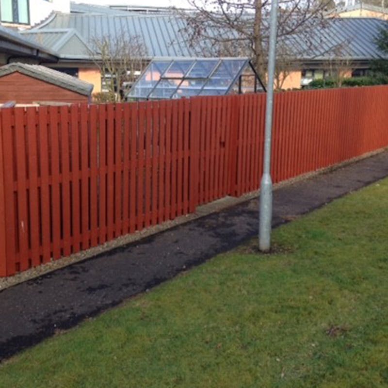 After fence renovation