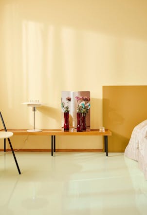 Lemonade yellow bedroom wall