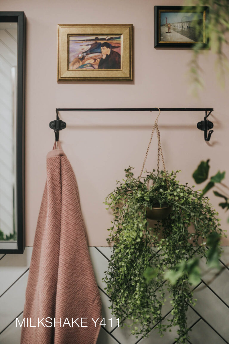 light pink wall