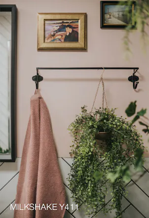 light pink wall