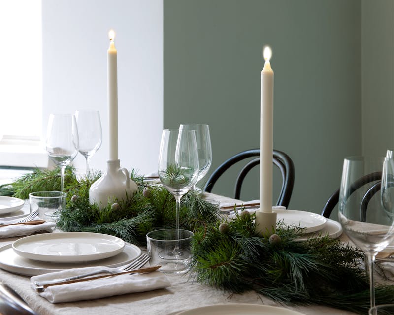 Christmas Dining Table Decorations Small Thumbnail Image