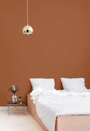 clay-like terracotta wall