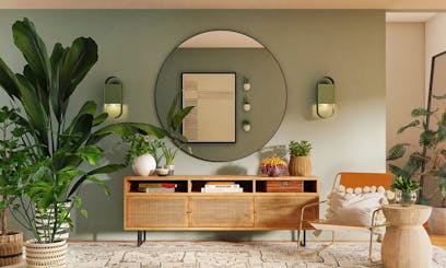 sage green living room 