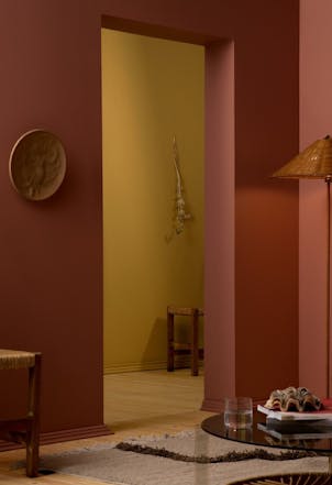 hallway walls painted with Wax J392