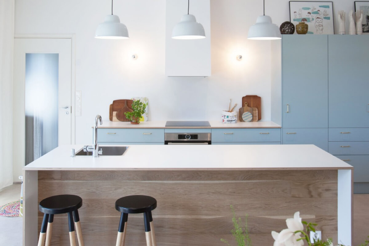 Kitchen Refresh Tikkurila Paper White paint left image