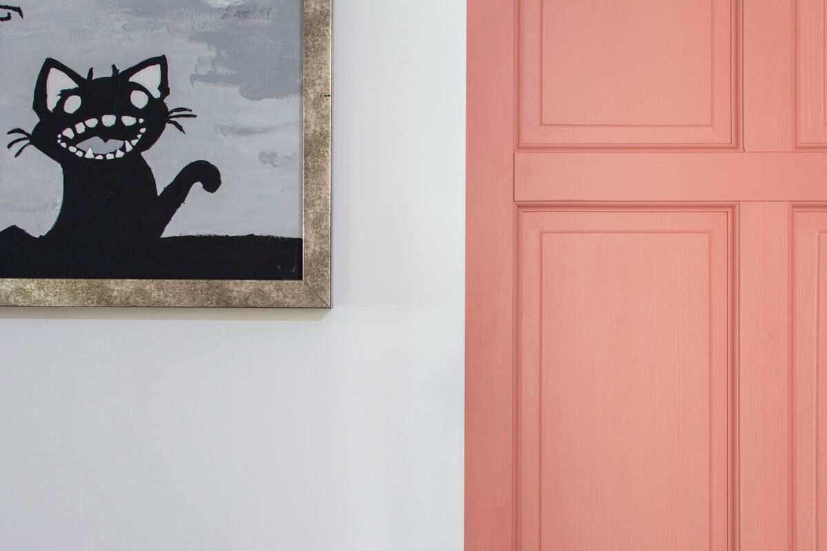 Pink door