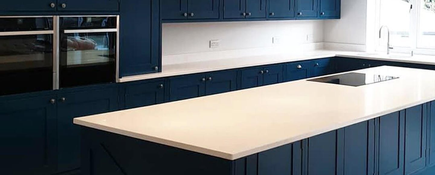 deep blue kitchen cabinets