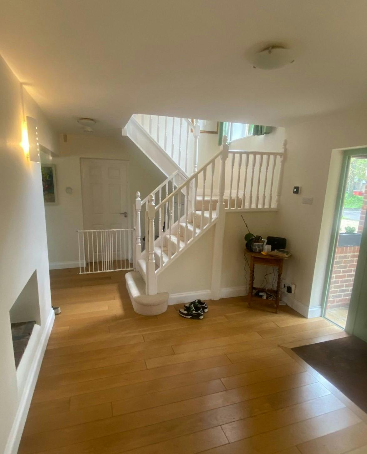 staircase before