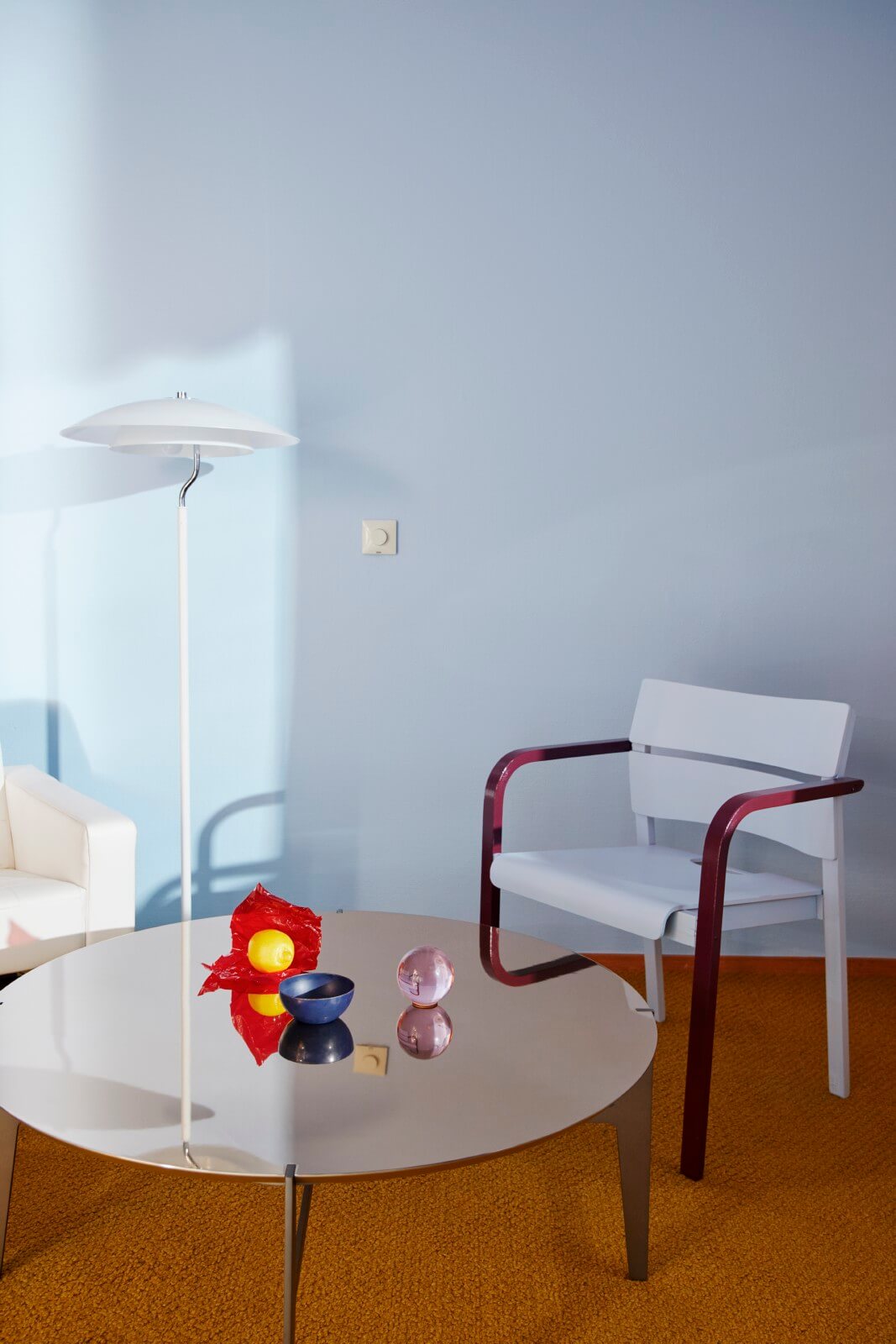 light blue bedroom wall 