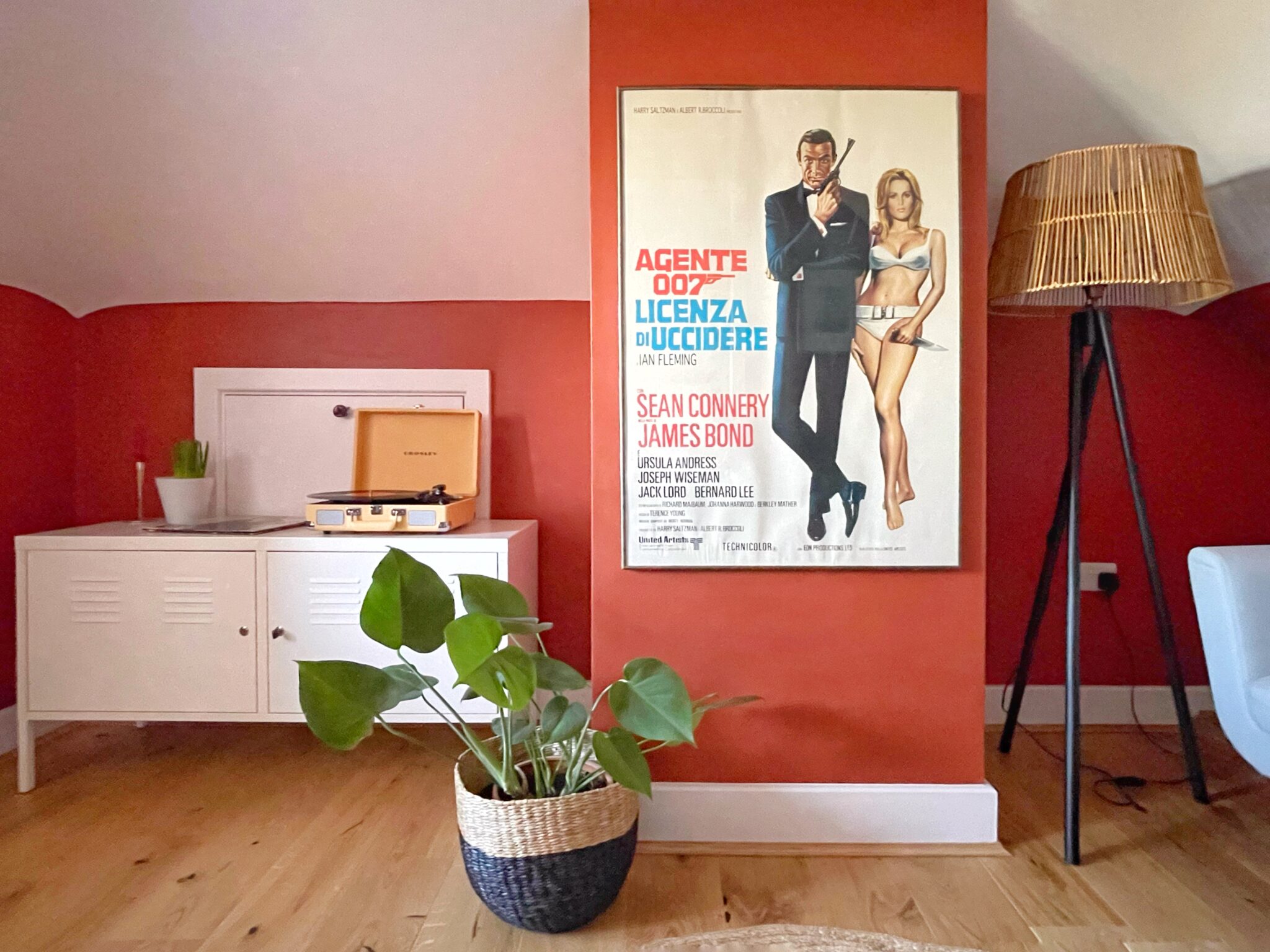 Terracotta painted wall