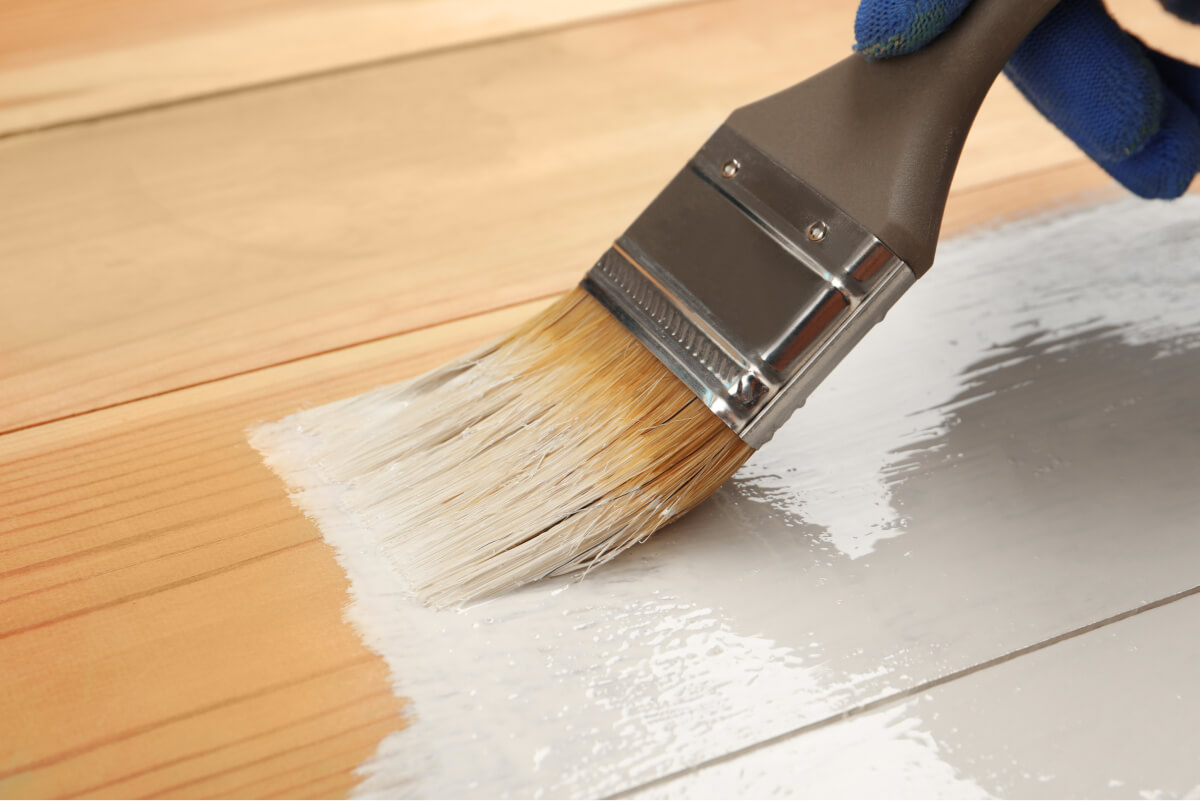 How To Paint Over Varnished Wood Floors Floor Roma