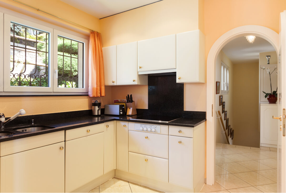 Orange Kitchen Paint
