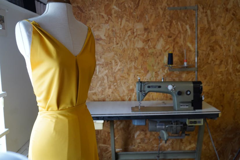 A dress on a mannequin