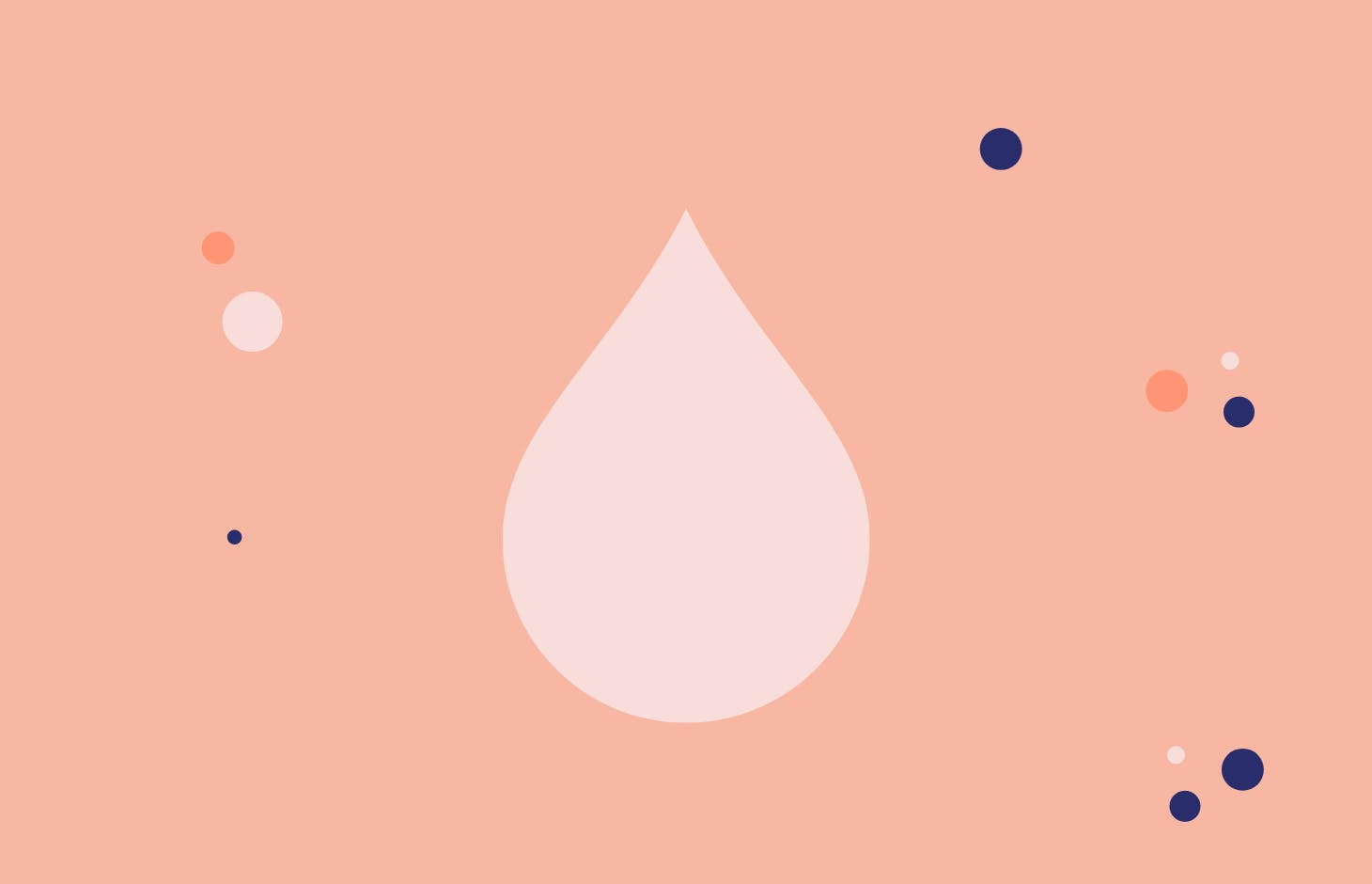 Illustration av en droppe