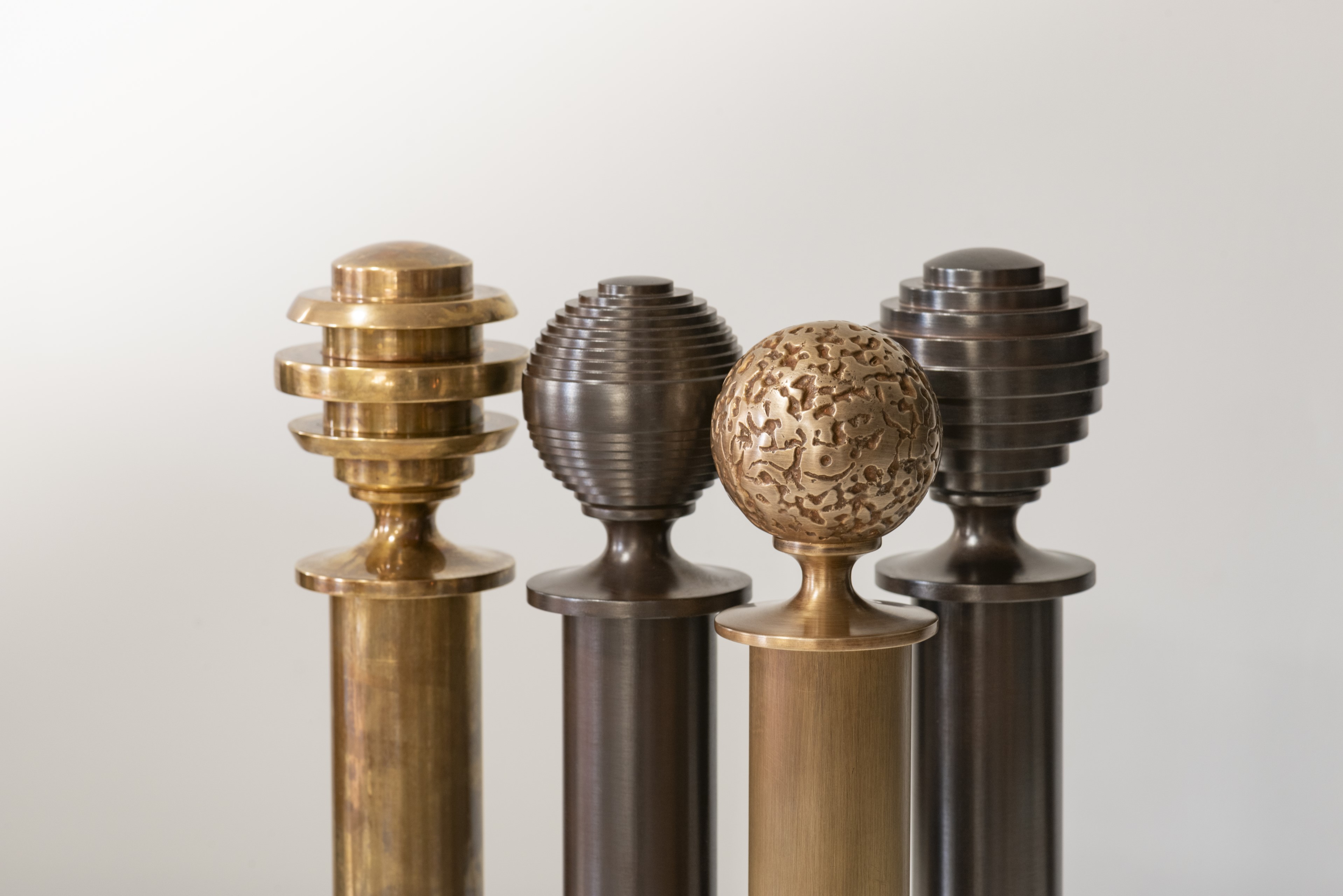 Selection of new finials