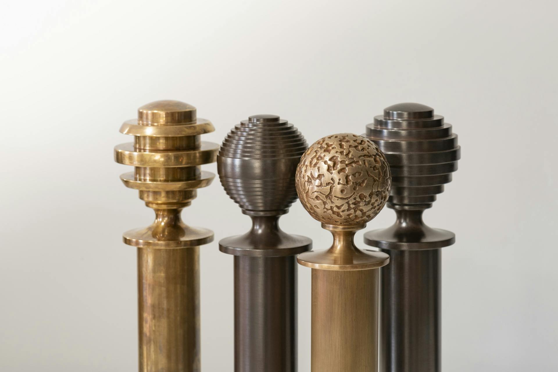 Selection of new finials