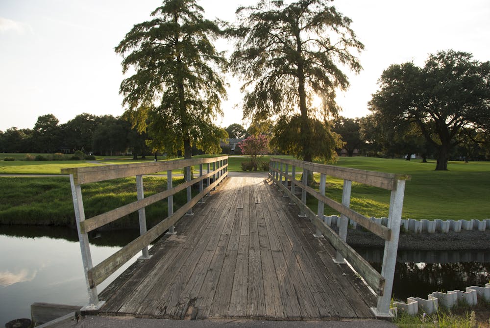 Golf Course Bridge Image