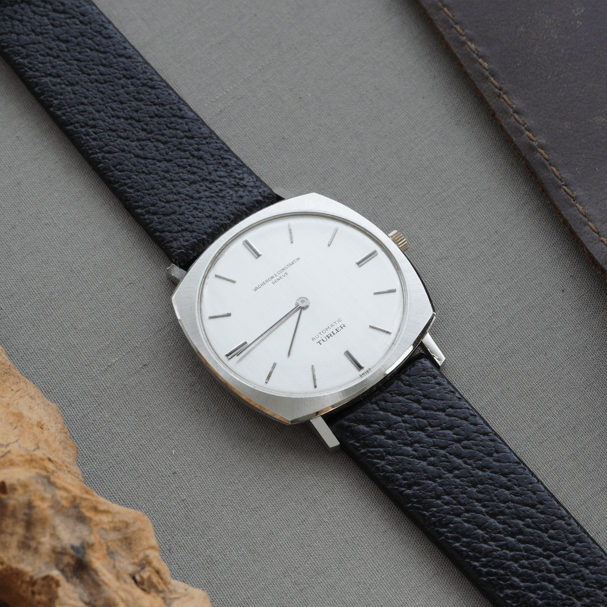 Black Pigskin Watch Strap • Time Curated Black Pigskin Watch Strap • Time Curated