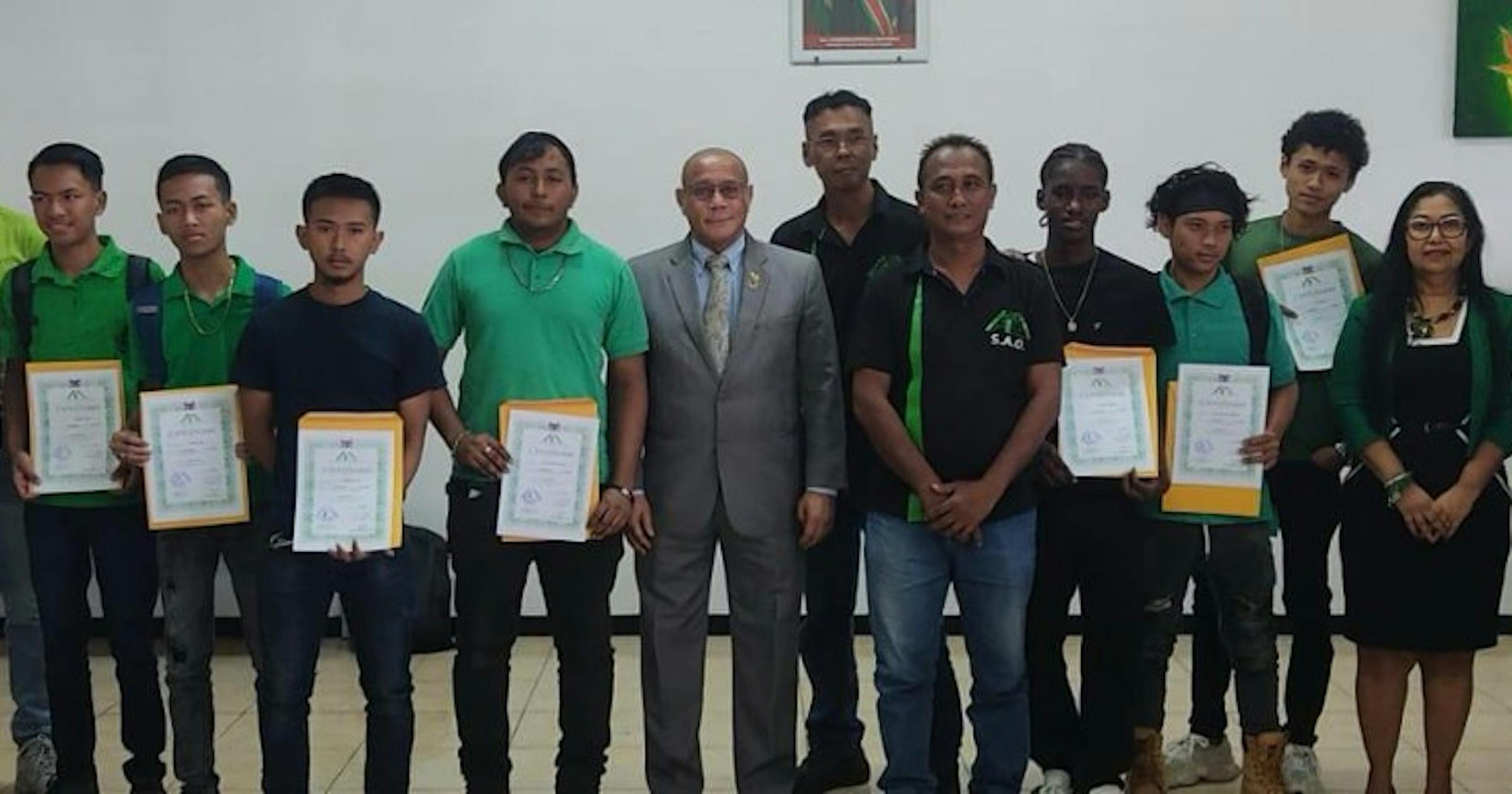 Elf SAO-cursisten ronden lastraining succesvol af