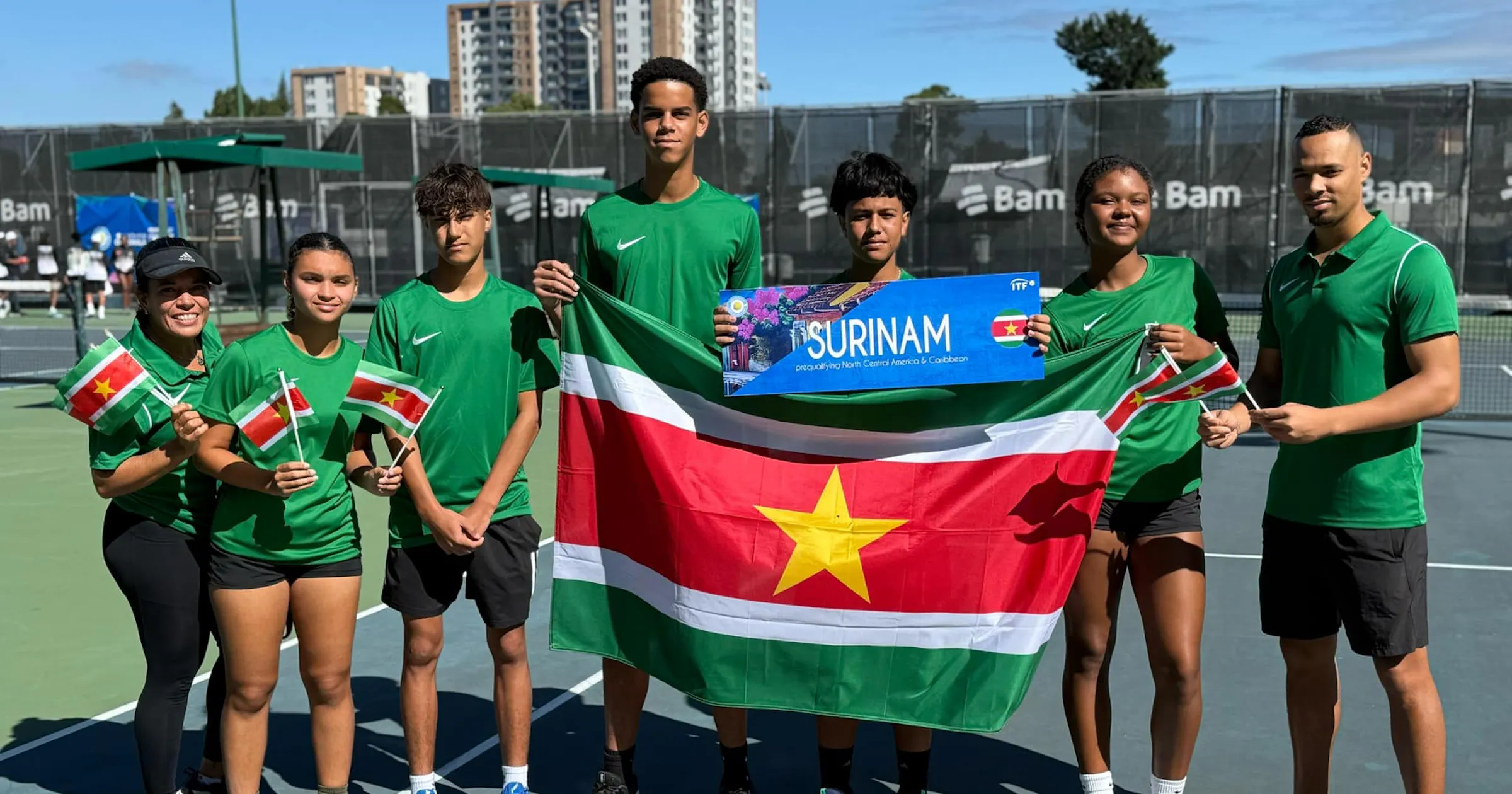 Surinaamse meisjes eindigen als achtste in Junior Billie Jean King Cup
