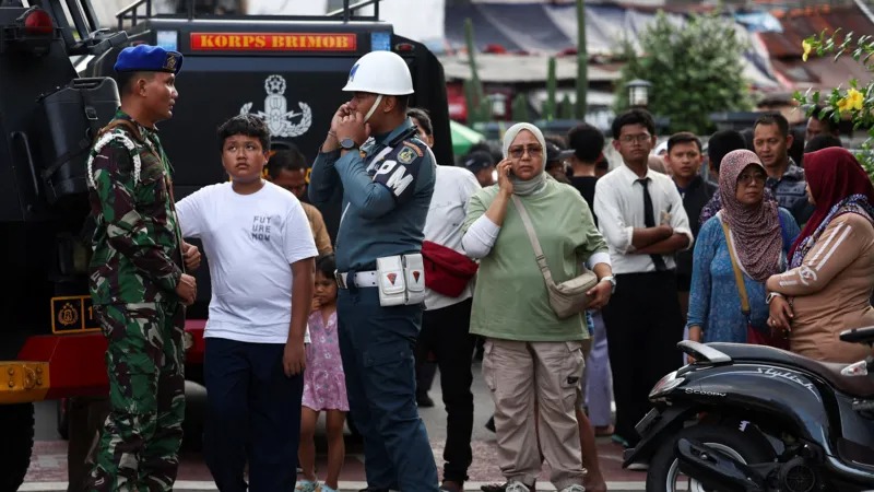 Fifty-four people injured in mosque blast at Jakarta high school
