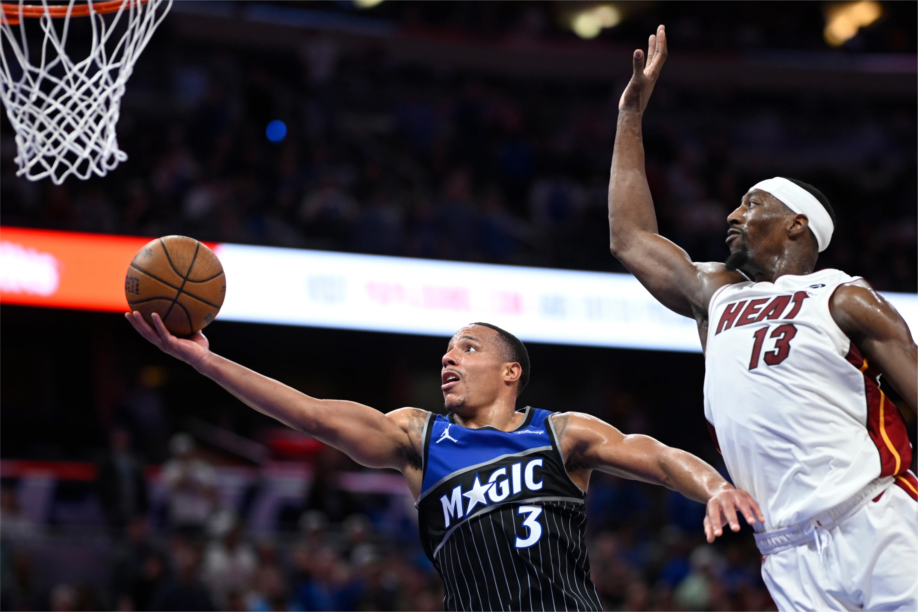 Bane leidt de Magic langs de Heat met 117-108