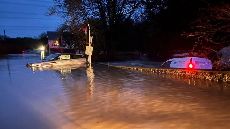 Storm Chandra brings flooding and road closures with warnings across UK