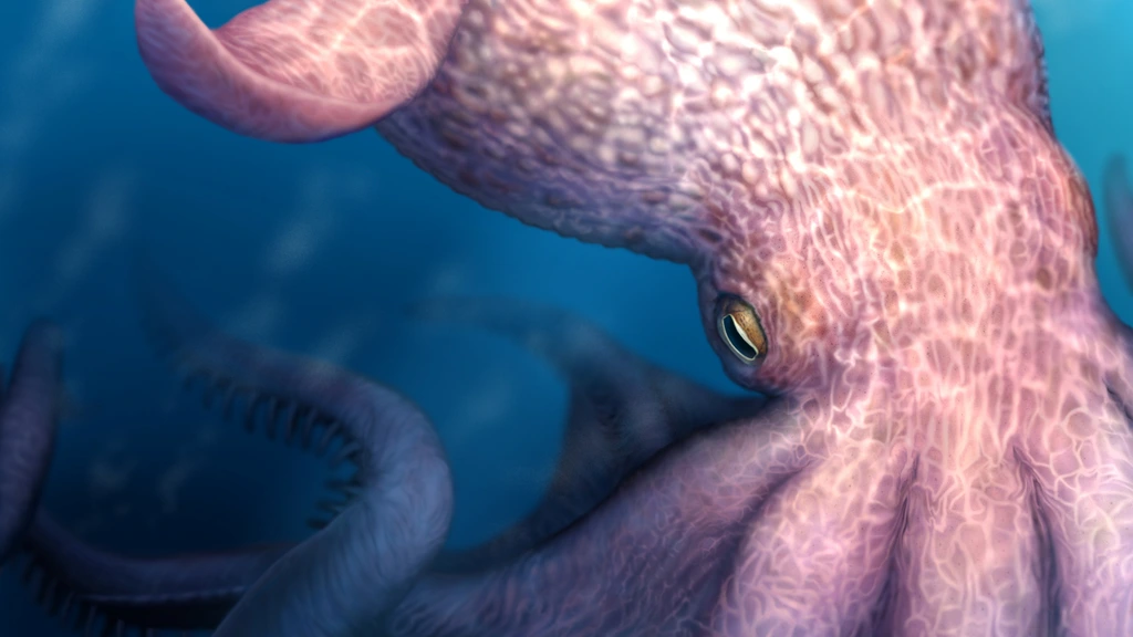 Mega-octopus maakte oerzeeën onveilig
