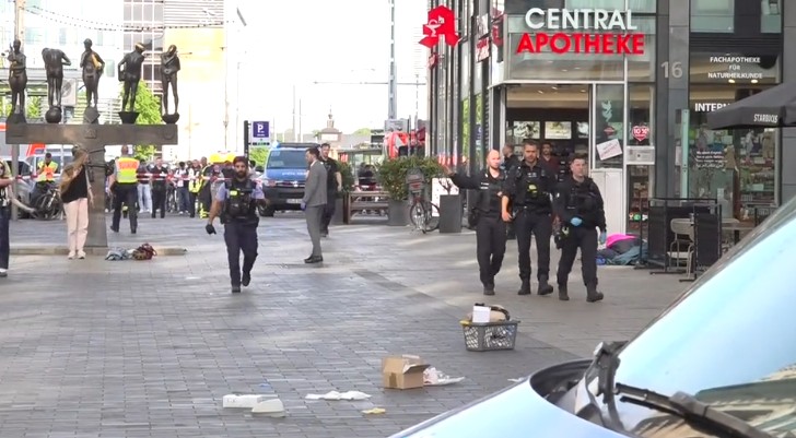 Two killed and many injured after car driven into crowd in German city