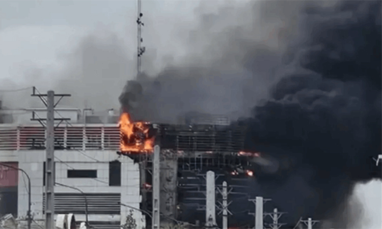 Fire at Iran commercial complex kills 8, injures dozens