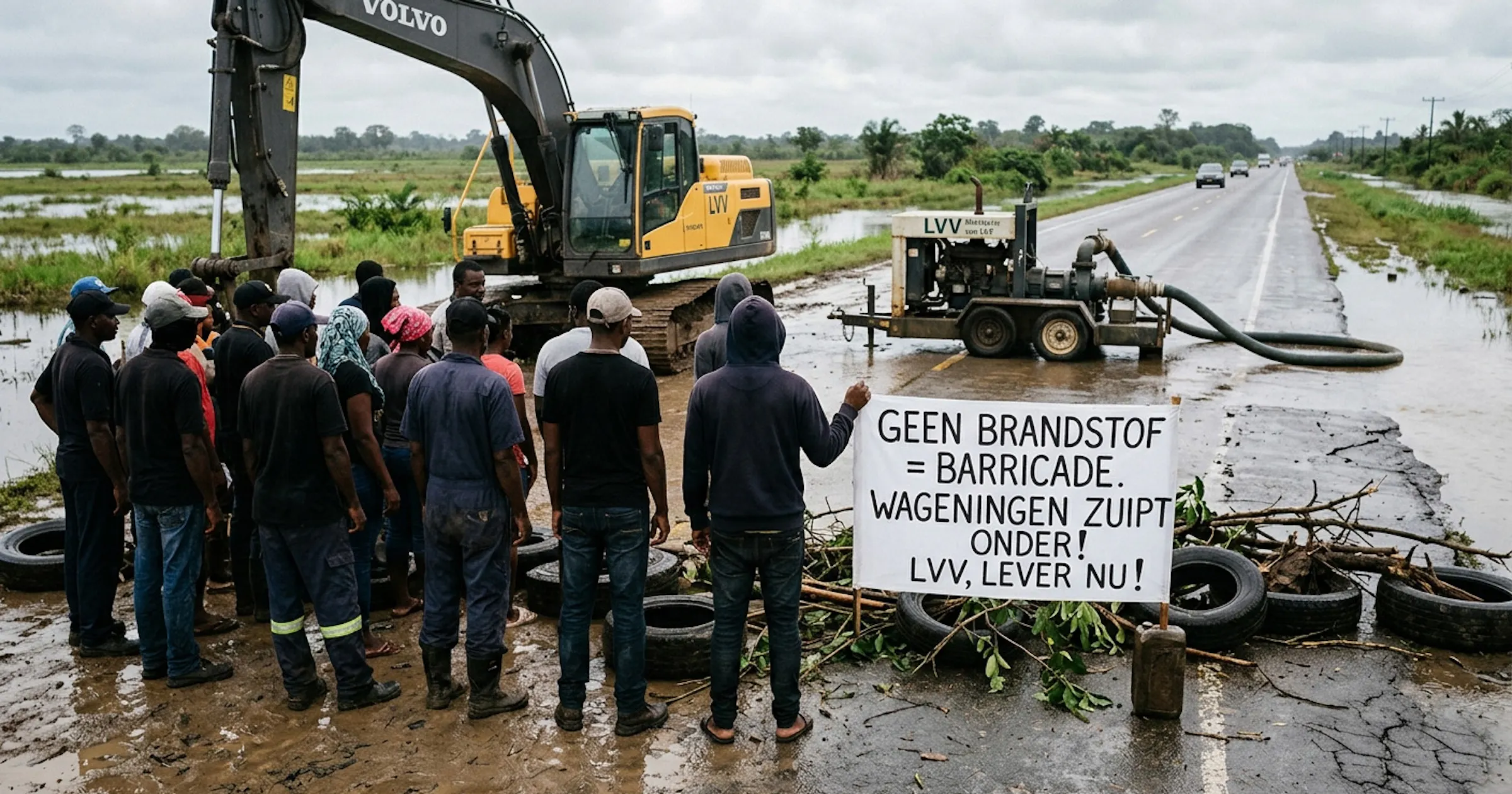 RR Wageningen dreigt met wegbarricade bij uitblijven levering brandstof