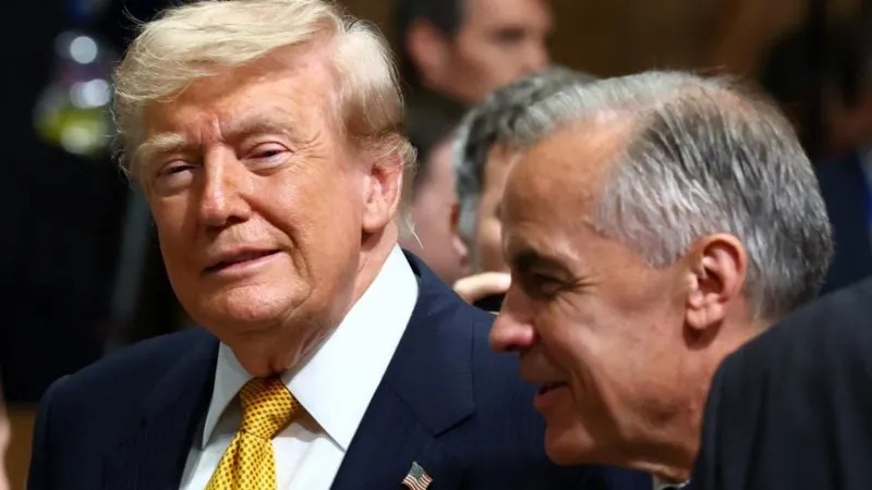 Trump slaps 50% tariffs on Canada and Carney vows to 'intensify' trade ...