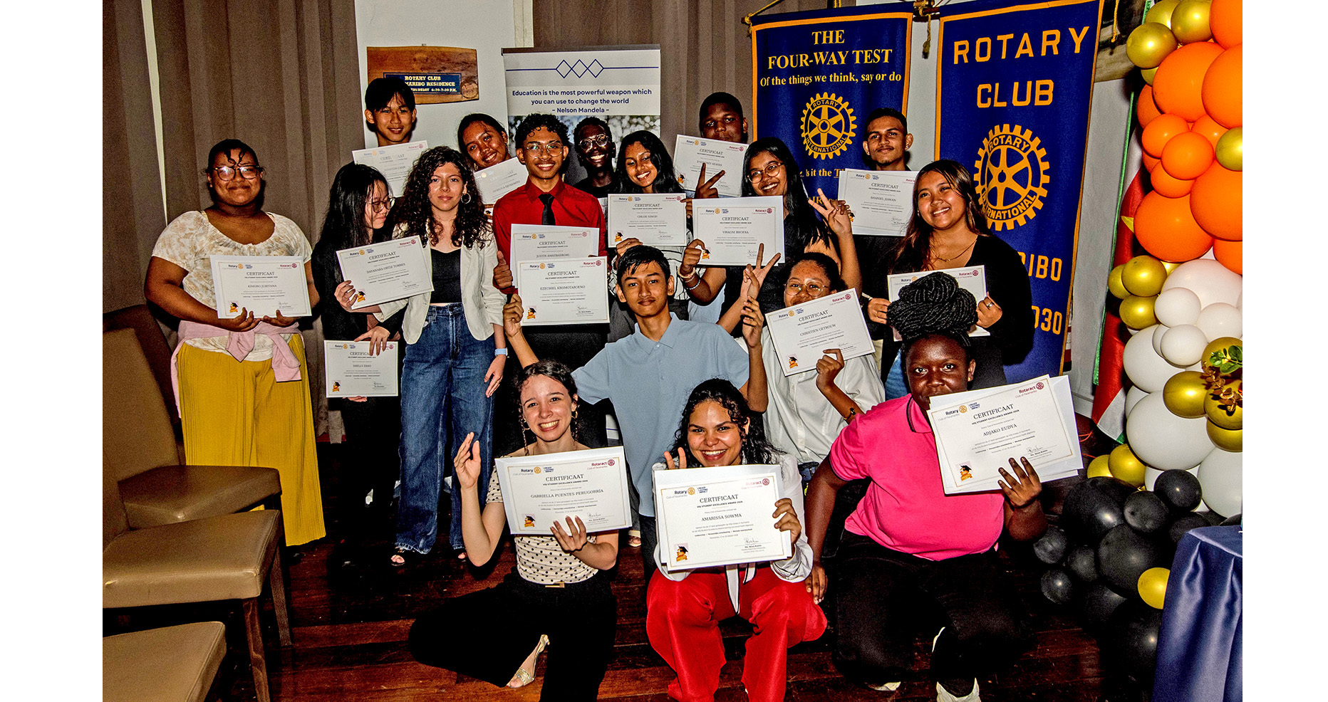 Rotary Club of Paramaribo organiseert 22ste VOJ Student Excellence Awards