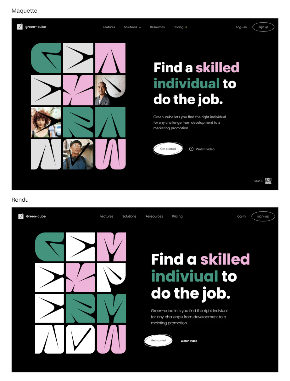 Image numéro 2 du projet exo integration crée par Timothé Joubert