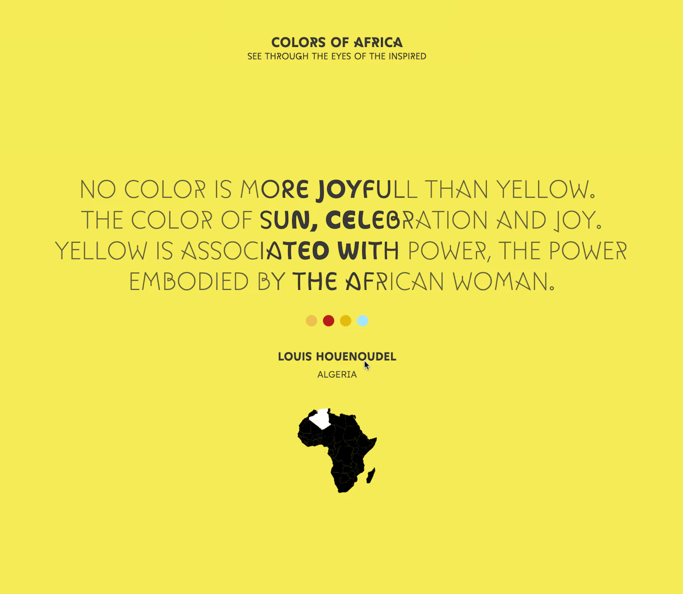 Image numéro africa_0 du projet colors of  crée par Timothé Joubert
