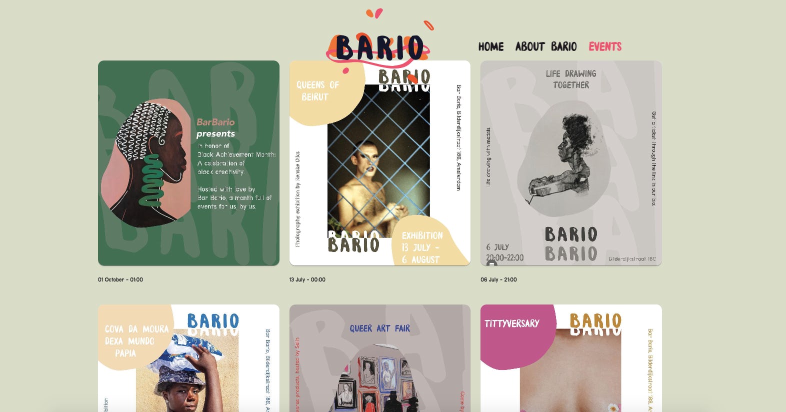 Bar Bario (design + website + cms)