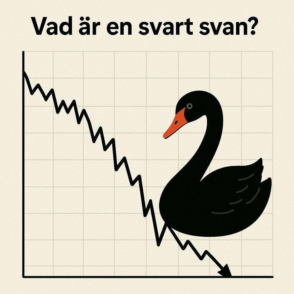 En fallande aktiekurs och en svart svan