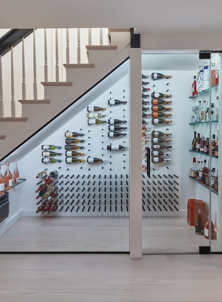 Tina-Ramchandani-Interior-Design-Georgetown-Under-Staircase-Wine-Cellar