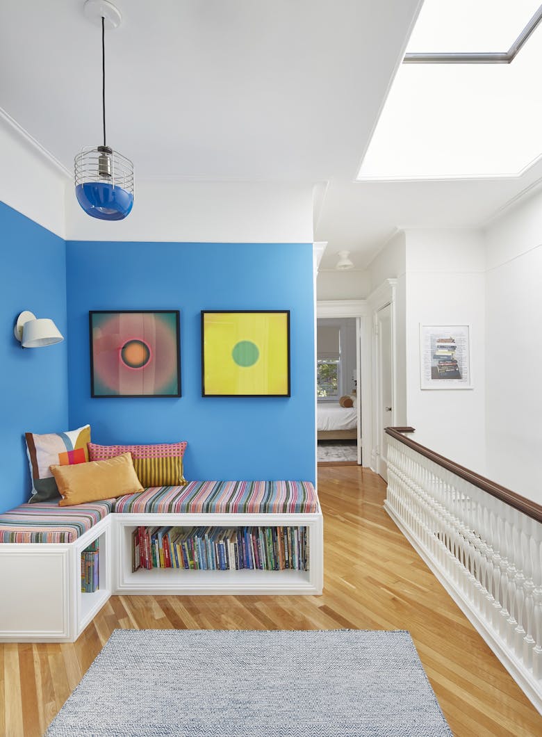 Tina-Ramchandani-Interior-Design-Park-Slope-Hallway-Reading-Nook