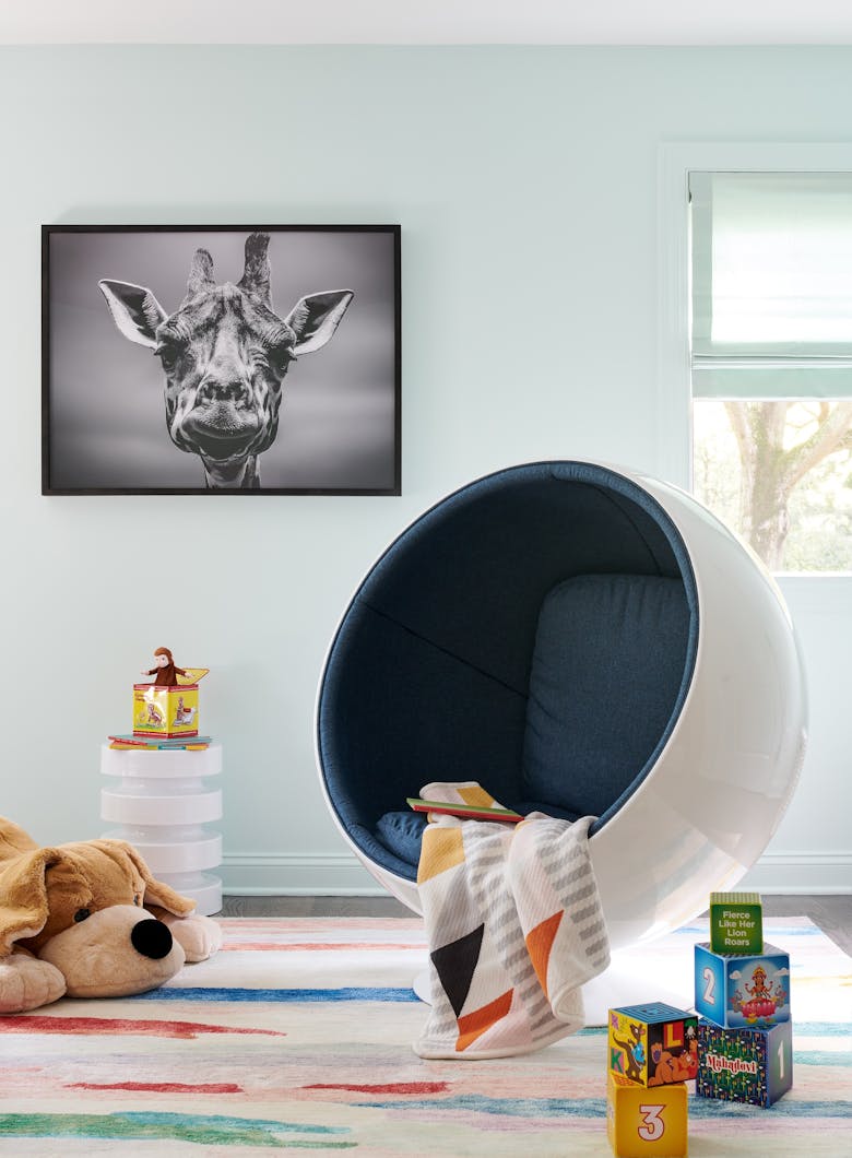 Tina-Ramchandani-Interior-Design-Millington-Kids-Egg-Chair