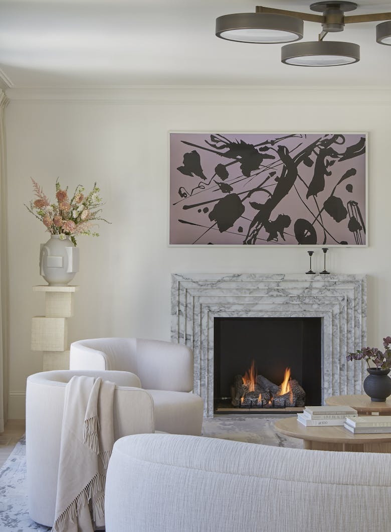 Tina-Ramchandani-Interior-Design-Location-Dallas-Living-Room-Chairs-and-Fireplace