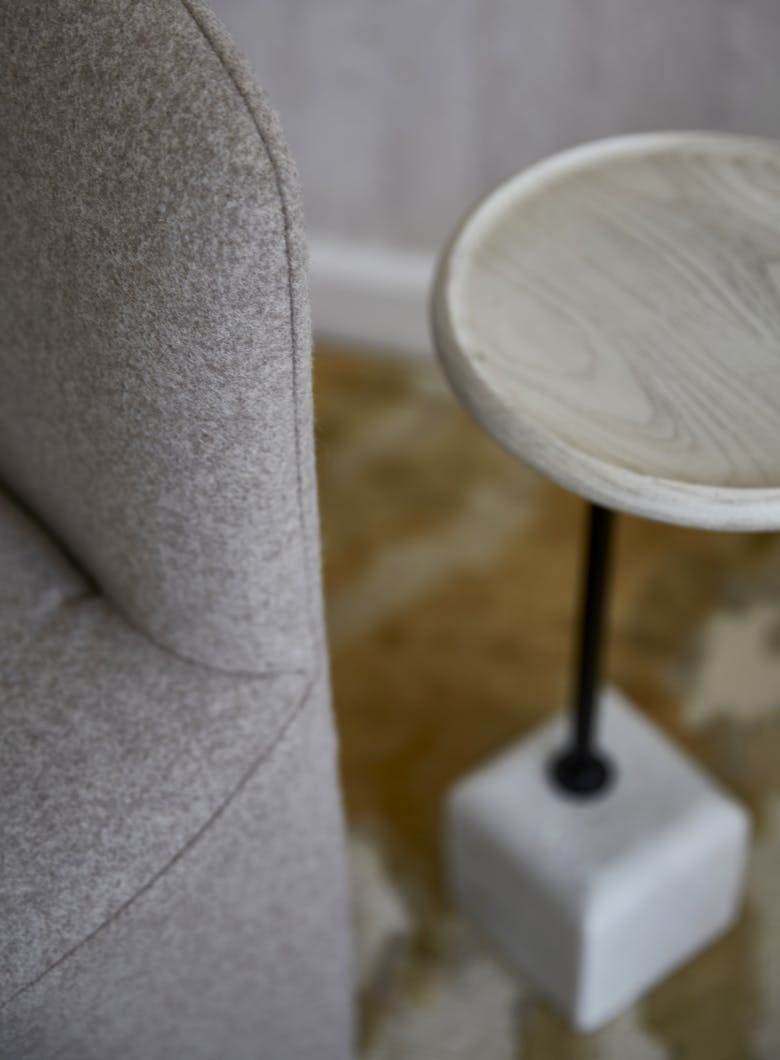 Tina-Ramchandani-Interior-Design-Upper-East-Side-Living-Room-Chair-Side-Table-Shot