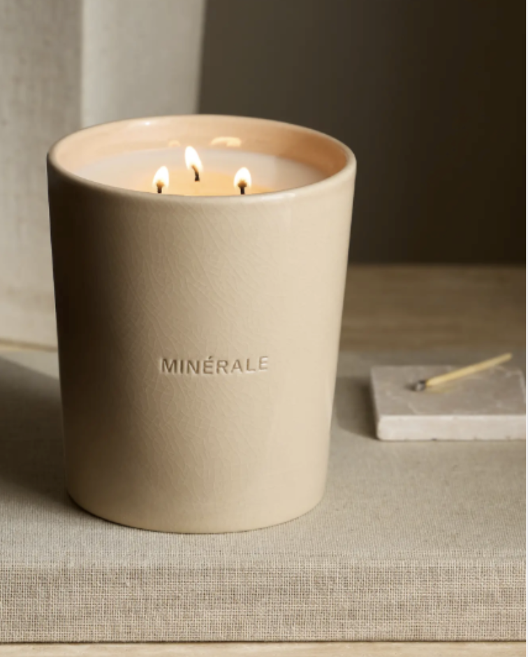 beautiful three wick candle