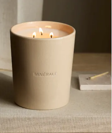 beautiful three wick candle